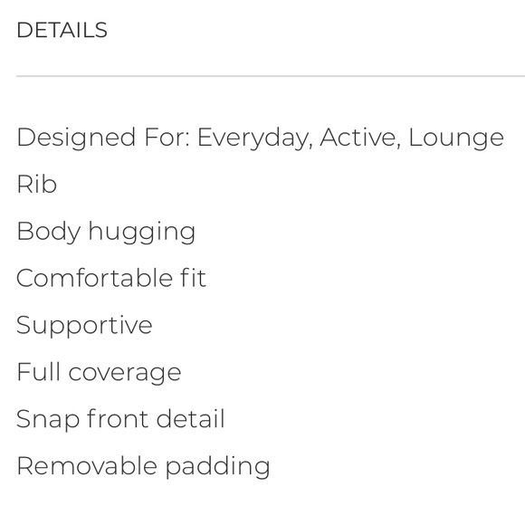 SNAP SEAMLESS BRA FIRE RED SIZE M NWOT BOMBSHELL - Picture 3 of 4